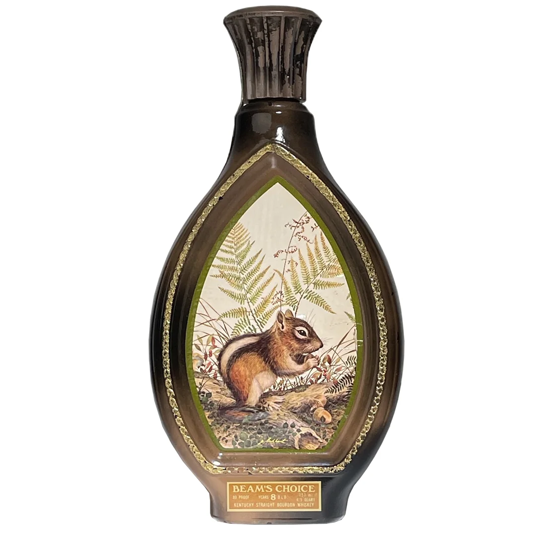 Jim Beam Beam's Choice 8 Year Old Chipmunk 757ml bottle on a plain background